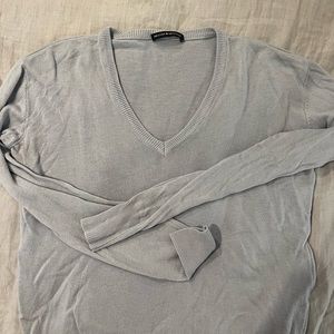 Brandy Melville Light Blue V Neck Sweater